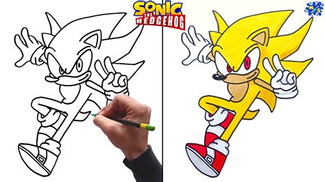 how to draw super sonic|More.